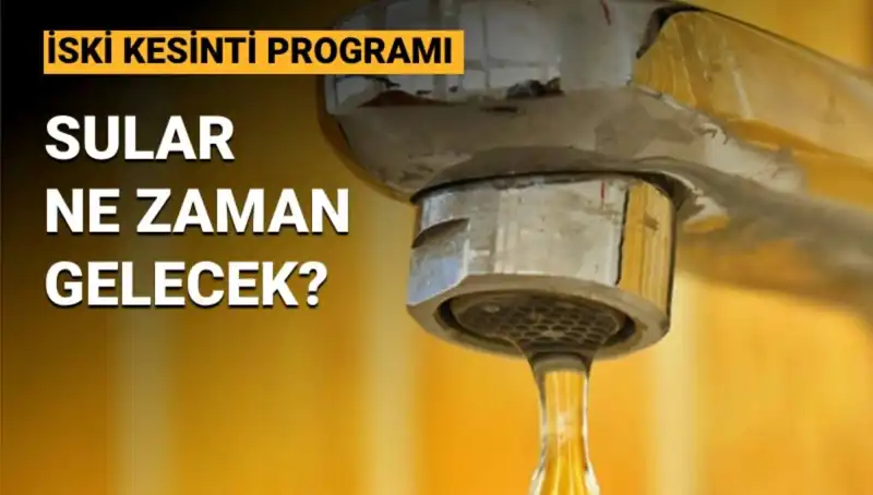 İstanbul'da Su Kesintisi: İSKİ 3 Mayıs Programı Açıklandı