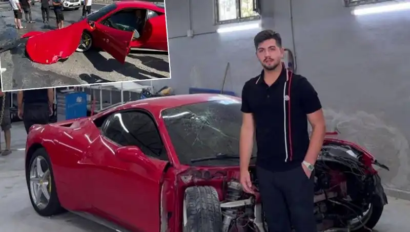 15 Milyonluk Ferrari Hurdaya Döndü: Sahibi Hayal Kırıklığını Paylaştı