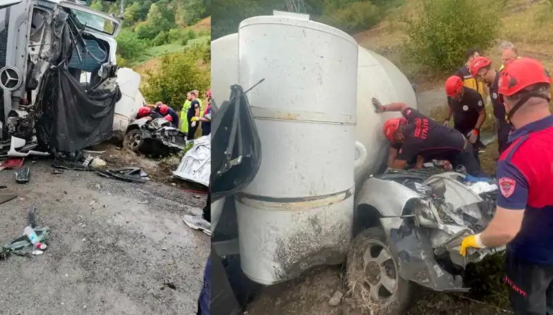 Beton Mikserinin Devrilmesi, Otomobilde Feci Kazaya Neden Oldu