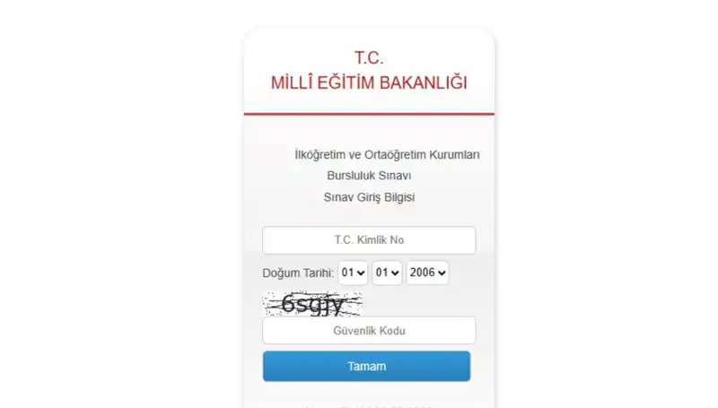 2025 MEB İOKBS Bursluluk Sınavı Giriş Belgesi Nasıl Alınacak?