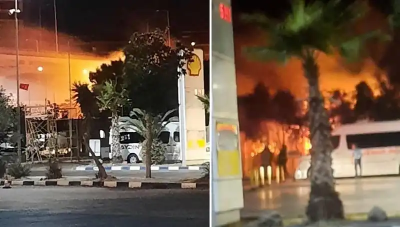 İzmir Otogarı'nda Gece Yarısı Yangın: Olay Anı ve Detaylar