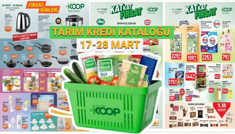 Tarım Kredi Kooperatif Marketleri'nde Mart Ayına Özel İndirimler!