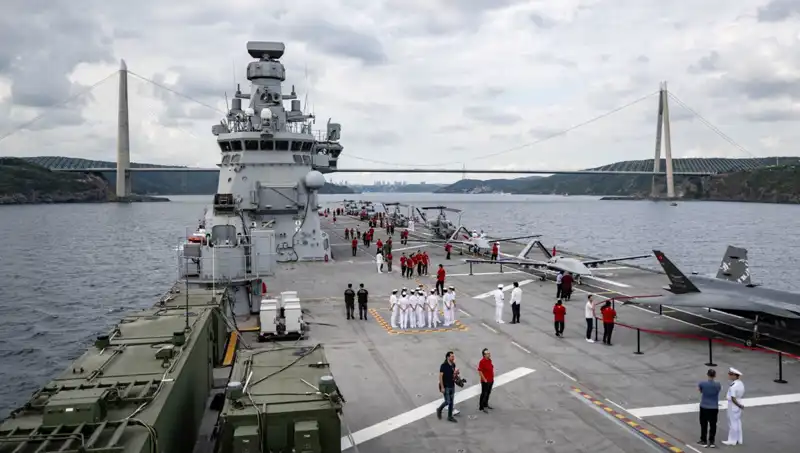 TCG Anadolu, Sarayburnu'ndan Ayrılarak Yeni Bir Maceraya Atıldı!