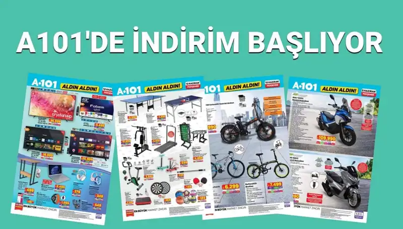 A101 Market'in 12 Haziran 2025 Aktüel Kataloğu: Spor, Oyun ve Teknoloji Dolu Seçenekler!