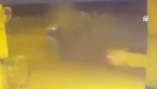 Gaziantep'te Kafa Kafaya Çarpışma: Feci Kaza Anbean Kamerada!