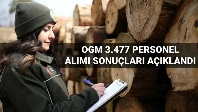 OGM 2025: 3.477 Personel Alımı Sonuçları Açıklandı!